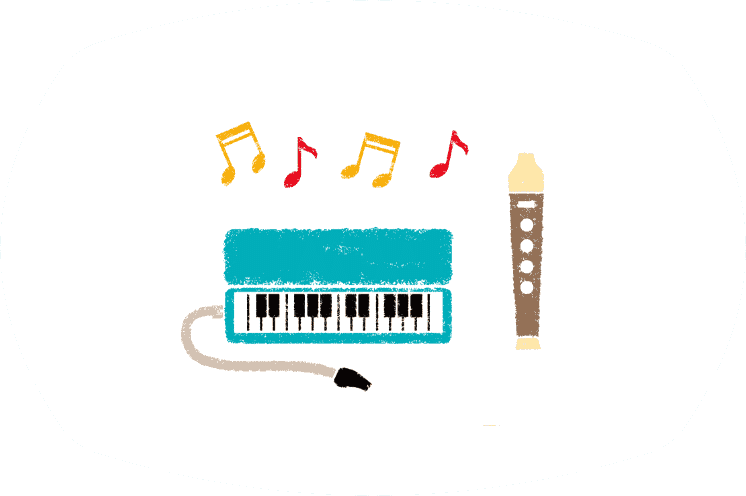 演奏のイラスト